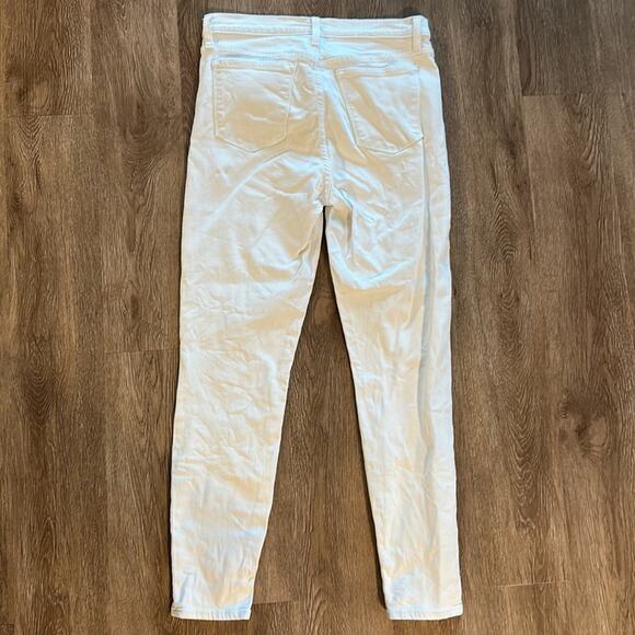 J.Crew High Rise Toothpick Jeans White Size 30 - Picture 7 of 7
